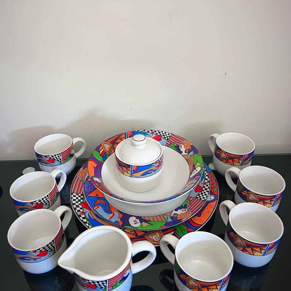 Colorful Ceramic Serving Set